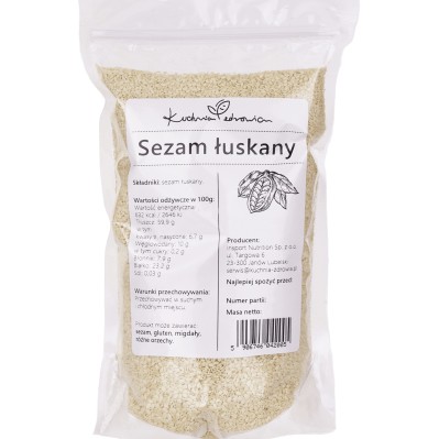 Sezam łuskany biały Kuchnia Zdrowia