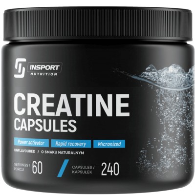 Kreatyna monohydrat 240 kapsułek Insport Nutrition