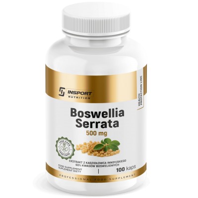 Boswellia Serrata Kadzidłowiec Indyjski 1000 mg 100 kapsułek Insport Nutrition
