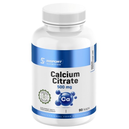 Cytrynian wapnia 90 kapsułek Insport Nutrition