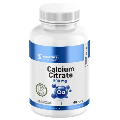 Cytrynian wapnia 90 kapsułek Insport Nutrition
