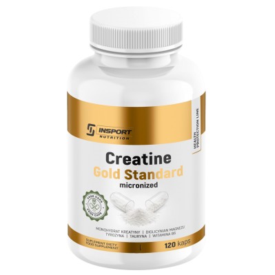 Kreatyna Gold Standard 120 kapsułek Insport Nutrition