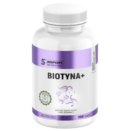 Insport Nutrition Biotyna+ 100 kapsułek