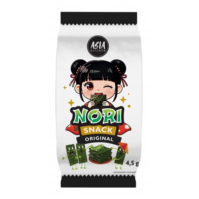 ASIA KITCHEN Chipsy Nori Original 4,5g