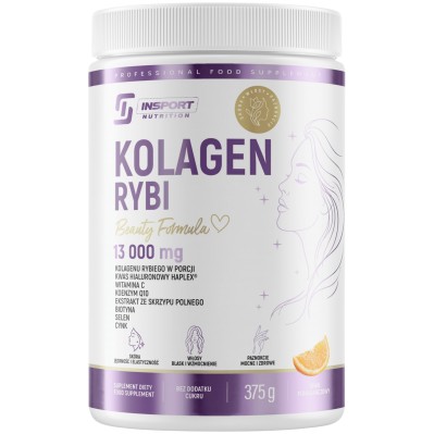 Kolagen rybi 13 000 mg Beauty Formula 375g Insport Nutrition