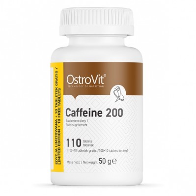 OstroVit CAFFEINE 200 110 tabs. LIMITED EDITION