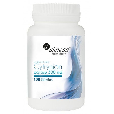 Aliness Cytrynian Potasu 300 mg 100 vege tabs.