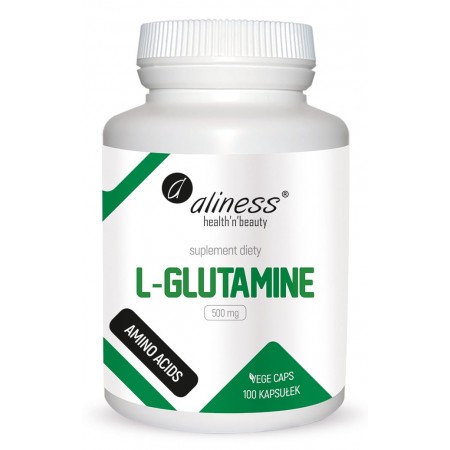 Aliness L-Glutamine 500 mg x 100 Vege caps.