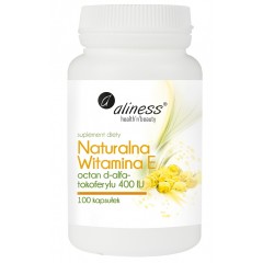 Aliness Naturalna Witamina E 100 caps.