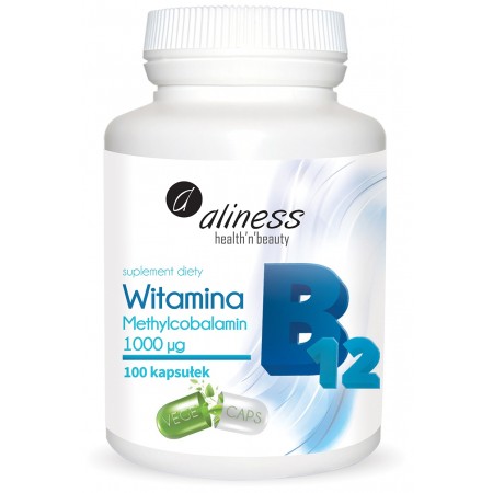 Aliness Witamina B12 Methylcobalamin 950ug 100 caps.