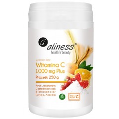 Aliness Witamina C 1000 Buforowana Plus Proszek 250g
