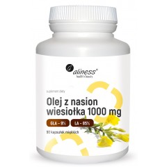 Aliness Olej z nasion wiesiołka 9% 1000 mg x 90 caps.