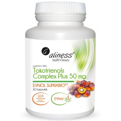 Aliness Tokotrienols Complex PLUS 50 mg x 60 caps.