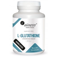 Aliness L-Glutathione Reduced 500mg 100 caps.