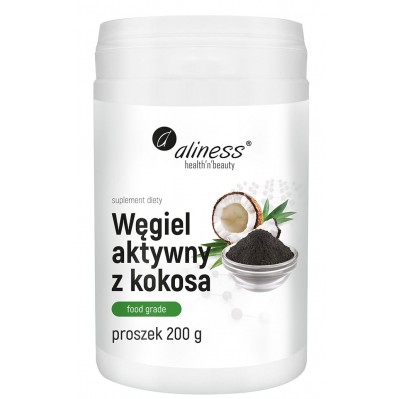 Aliness Węgiel aktywny z kokosa 200g