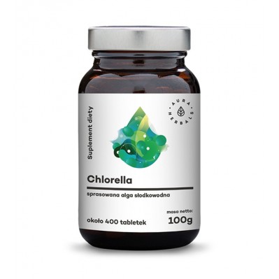 Aura Herbals Chlorella 400 tabletek