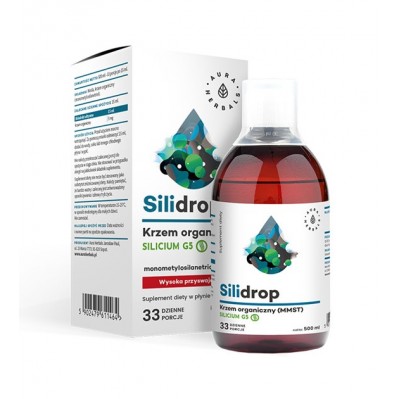 Aura Herbals Silidrop MMST Silicium G5 500ml krzem organiczny