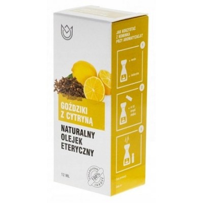 Naturalny olejek eteryczny 12ml - GOŹDZIKI Z CYTRYNĄ