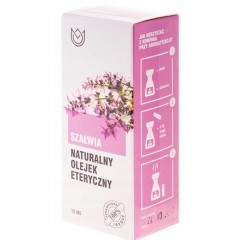Naturalny olejek eteryczny 12ml - SZAŁWIA