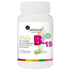 Aliness Witamina B Complex B-15 Methyl 100 kapsułek