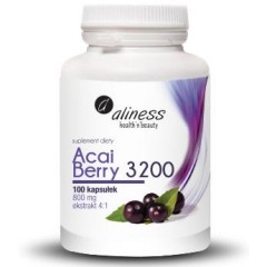 Aliness Acai Berry 3200 800mg 100 kapsułek