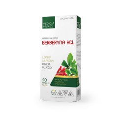 MEDICA HERBS BERBERYNA HCL 500mg 40 kapsułek