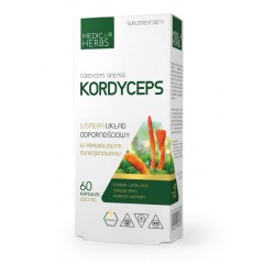 MEDICA HERBS KORDYCEPS 600mg 60 kapsułek