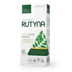 MEDICA HERBS RUTYNA 350mg 60 kapsułek