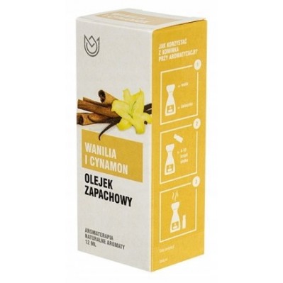 Olejek zapachowy 12ml - WANILIA I CYNAMON