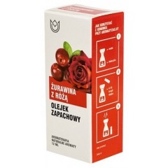 Olejek zapachowy 12ml - ŻURAWINA Z RÓŻĄ