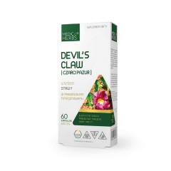 MEDICA HERBS DEVIL'S CLAW CZARCI PAZUR 600mg 60 kapsułek