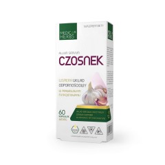 MEDICA HERBS CZOSNEK 620mg 60 kapsułek