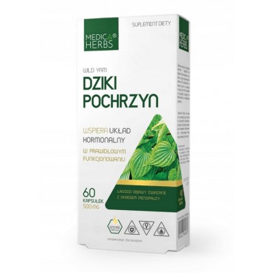 MEDICA HERBS DZIKI POKRZYN 500mg 60 kapsułek