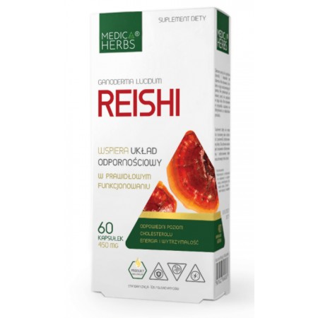 MEDICA HERBS REISHI 450mg 60 kapsułek