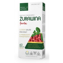 MEDICA HERBS ŻURAWINA FORTE 380mg 60 kapsułek
