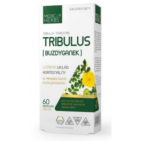 MEDICA HERBS TRIBULUS (BUZDYGANEK) 700mg 60 kapsułek