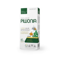MEDICA HERBS PIWONIA 600mg 60 kapsułek