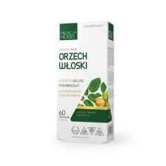 MEDICA HERBS ORZECH WŁOSKI 520mg 60 kapsułek