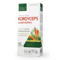 MEDICA HERBS KORDYCEPS (KORDYCEPINA) 320mg 60 kapsułek