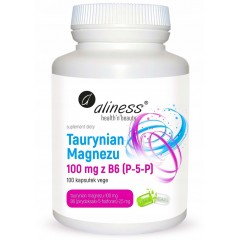 Aliness Taurynian Magnezu 100mg z B6 100 caps.