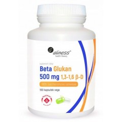 Aliness Beta Glukan 500mg 100 caps.