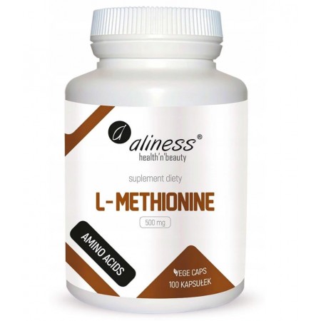 Aliness L-Methionine 500mg 100 caps.