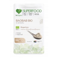 BeOrganic Baobab BIO w proszku 200g