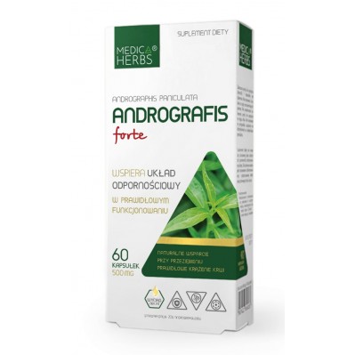MEDICA HERBS ANDROGRAFIS FORTE 500mg 60 caps.
