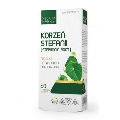 MEDICA HERBS KORZEŃ STEFANII 400mg 60 caps.