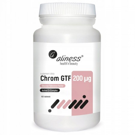 Aliness Chrom GTF 200 mcg 100 tabletek