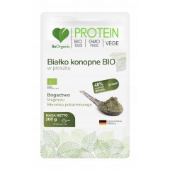 BeOrganic Białko konopne BIO w proszku 200g