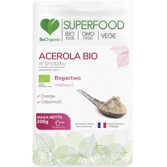 BeOrganic Acerola BIO w proszku 200g