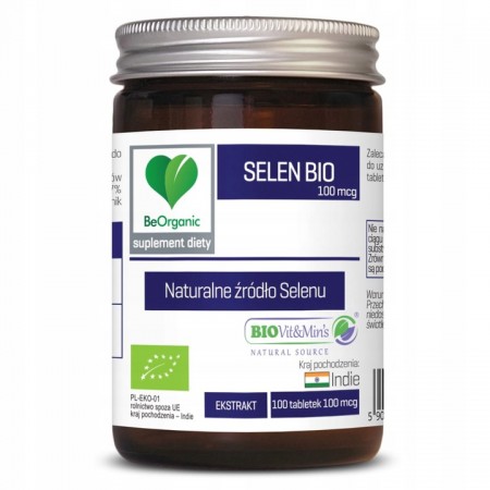 BeOrganic Selen BIO 100mcg 100 tabl.