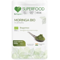 BeOrganic Moringa BIO w proszku 200g